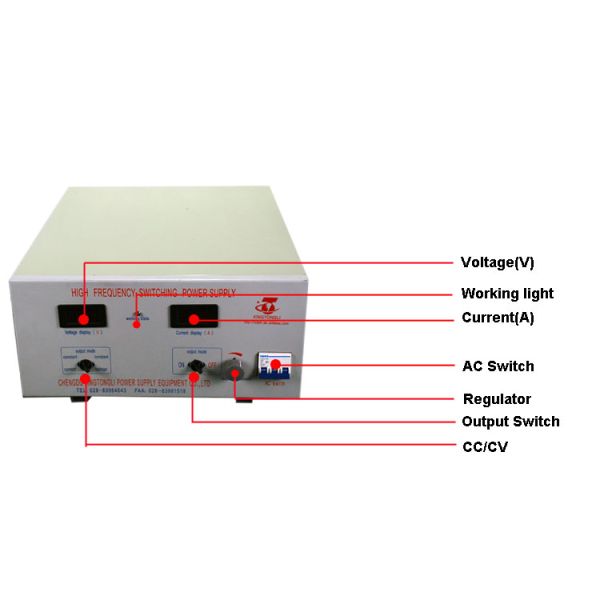 Single Phase Water Treatment Rectifier Power Supply For Electrocoagulation 18V 300A