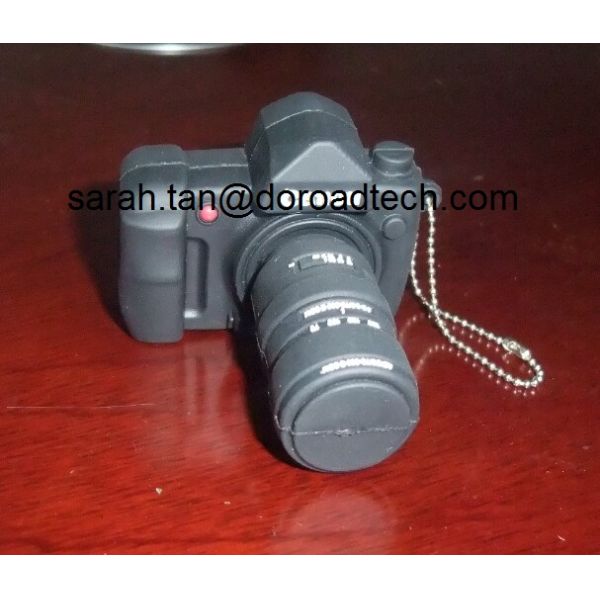 PVC Digital Camera Shaped USB Flash Drives with 100% Real Capacity Original Chip