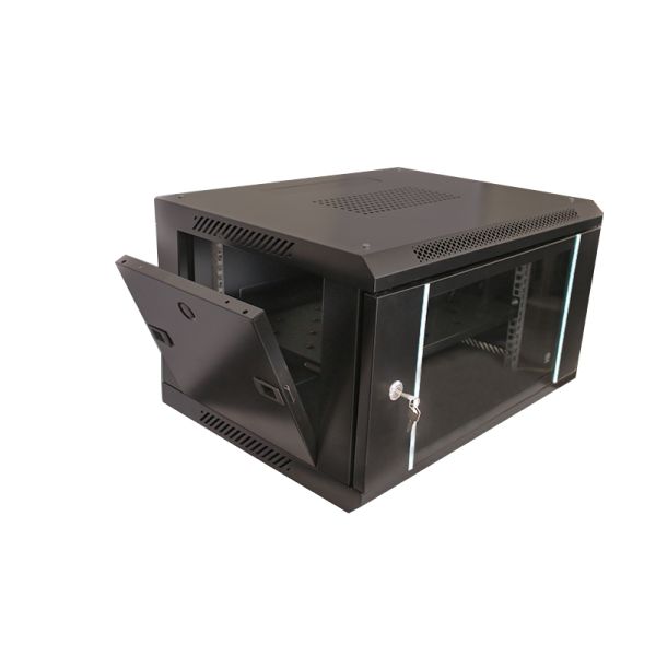 OEM Server 19inch GCabling Enclosure Telecom Data Wall Box Mini Server Rack with Glass Door