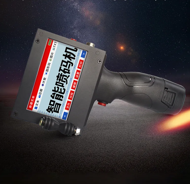 High Definition Expiry Date Labeling Handheld Inkjet Printer with CE Certification