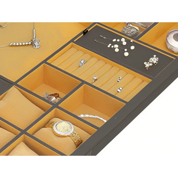 Customizable Jewelry Drawer Insert Tray Jewellery Insert For Pull Out Tray