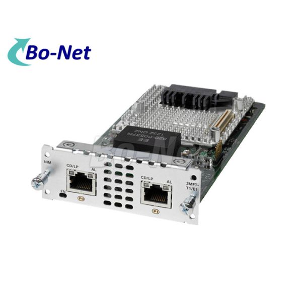 NEW CISCO NIM-2MFT-T1/E1 Fourth-Generation 2 port Multiflex Trunk Voice and WAN Network Interface Module