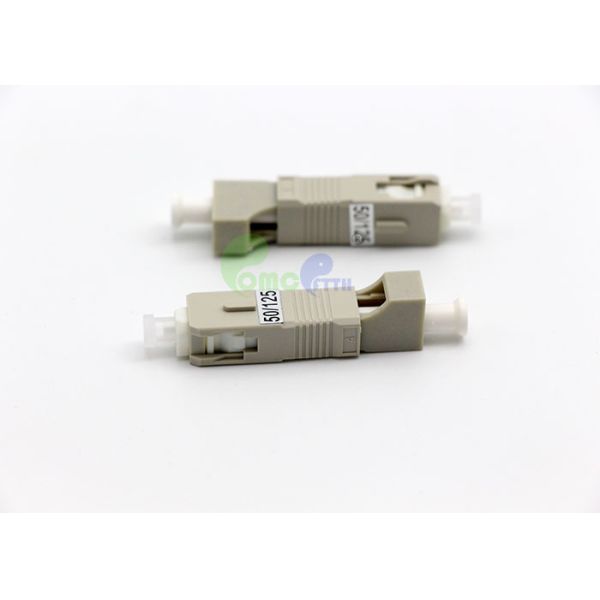 Simplex Converter LC To SC Fiber Adapter Multimode 50/125 For Patch Panels