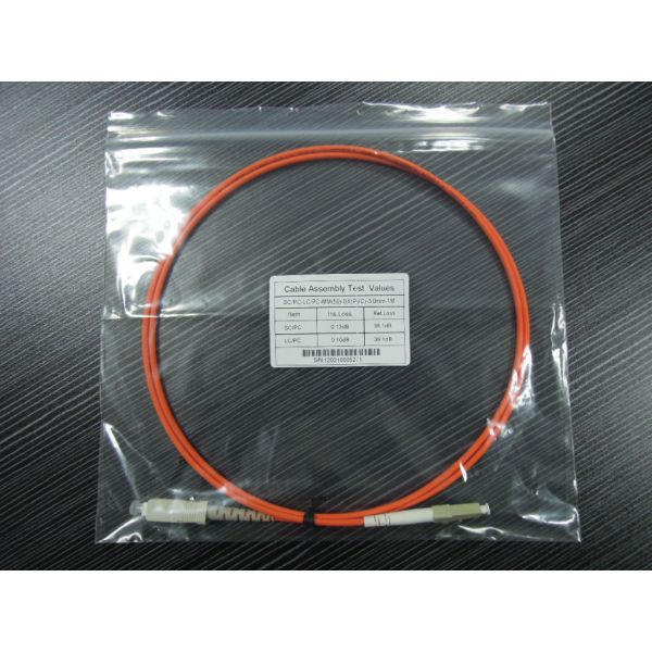 Customized FC , SC , LC , ST Fiber Optic Patch Cord 1M , 3M , 5M