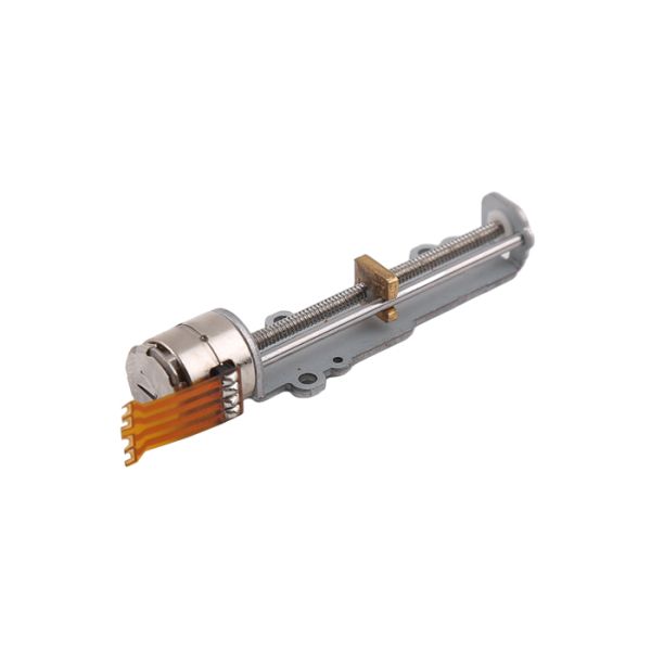 10mm Diameter Micro Slider Screw Stepper Motor Copper Slider With Bracket Linear Stepper Motor