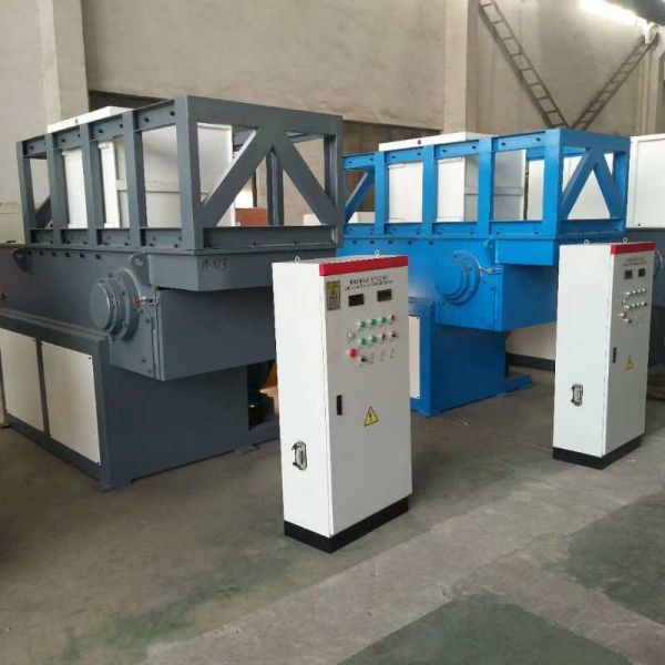 Multifunction Plastic Pipe Head Material Waste Plastic Lump Single Axis Shredder Machine