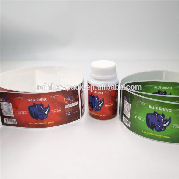 Adhesive Waterproof 3D Shrink Sleeve Labels