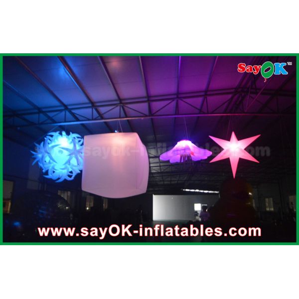 Flower Ball Light Inflatable Lighting Decoration For Stage Background