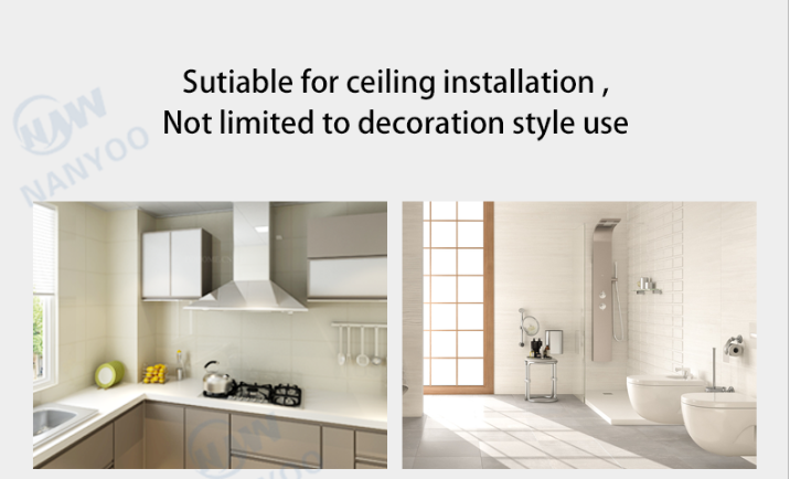 Silent 6 Inch Ceiling Mounted Bathroom Ventilation Extractor Fan