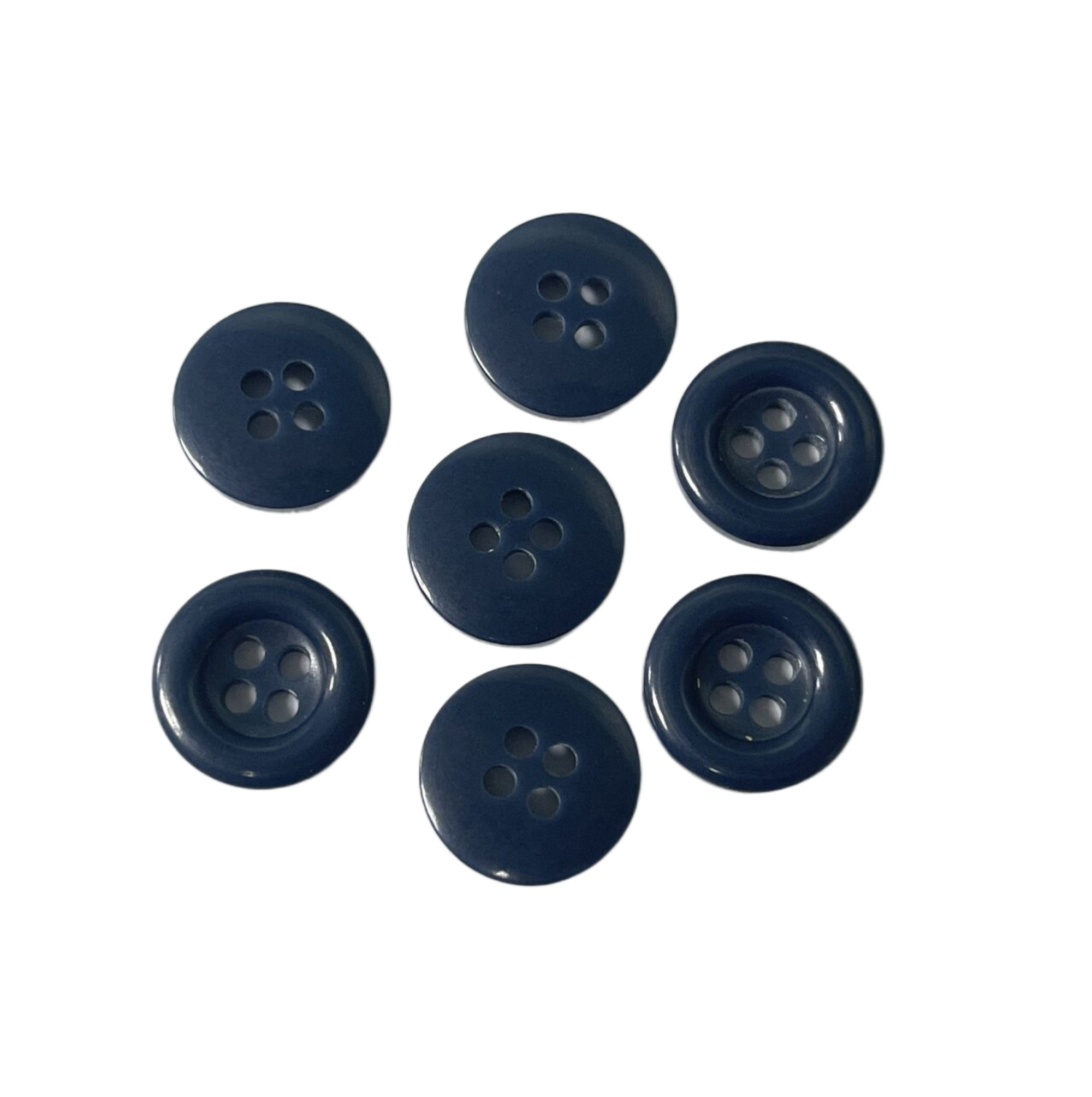 Dark Blue 20L Urea Buttons For Luxury Clothing Fireman Uniform