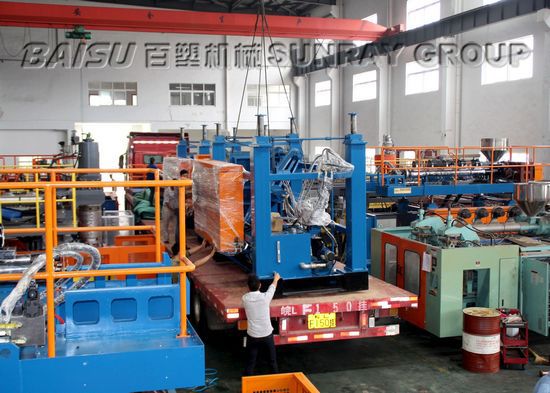 LDPE / HDPE Folding Table Blow Molding Machine With Pneumatic System SRB100N