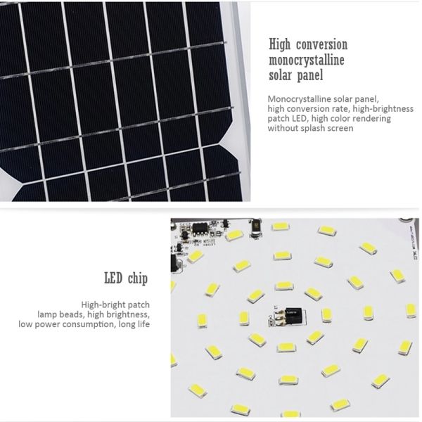 Plastic Indoor Solar Powered Light For Park Charging Time 6~8 Hours Fully