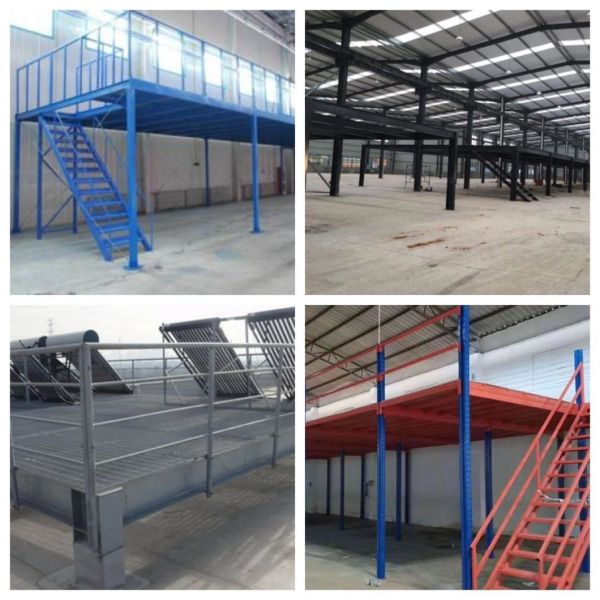 Strength Steel Structural Warehouse Racking Modular Mezzanine Platform Solution System