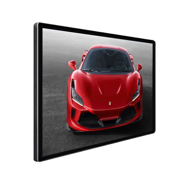 65 inch Ultra-narrow side Menu board Wall-mounted LCD display for restaurant cafe shop