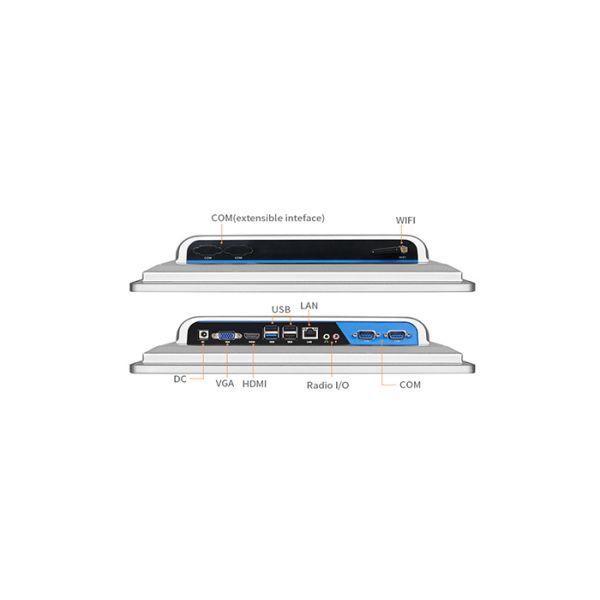Desktop Industrial Touch Panel PC 17 Inch Aluminum Alloy Flat Panel 1280*1024