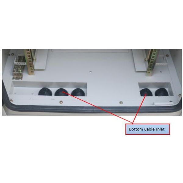 Three Point Lock Integrated 19 Inch Rack Enclosures Temperature Control Equipment