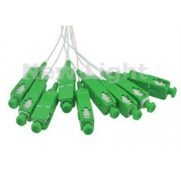 SAPC MINI Single Mode 1x8 PLC Splitter with SC APC Connector for FTTH Applications