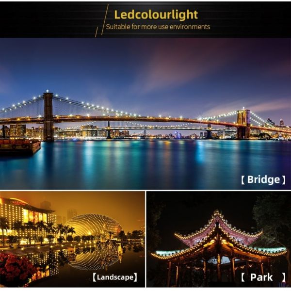 High Quality PC Base 100mm 3W DMX512 Control Addressable LED Dot Lights