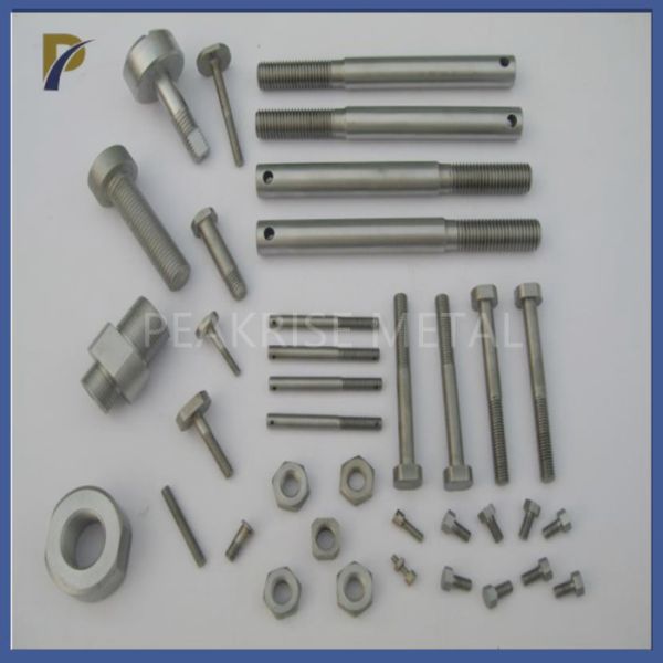 Bright Molybdenum Bolts For Semiconductor Devices Materials Molybdenum Threaded Rod Molybdenum Screws