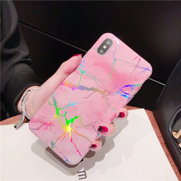 Iphone Xs Max TPU laser marble case, Iphone Xs Max protective TPU case, Iphone Xs Max accessories