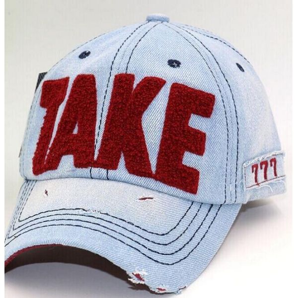 short brim stone washed worn-out baseball cap