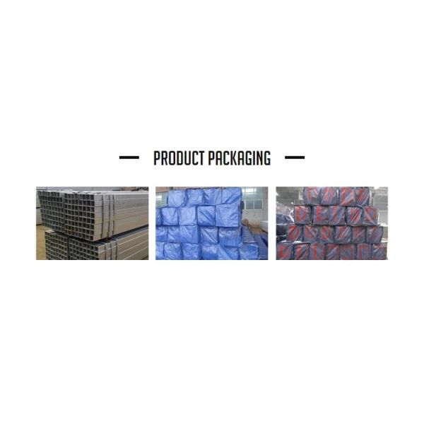 GI Rectangular Hollow Pipe Wear Resistant Shock Proof For Shelter Structure