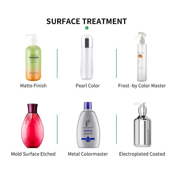 Opaque Color 600ML 20 OZ Plastic Shampoo Pump Bottles Empty