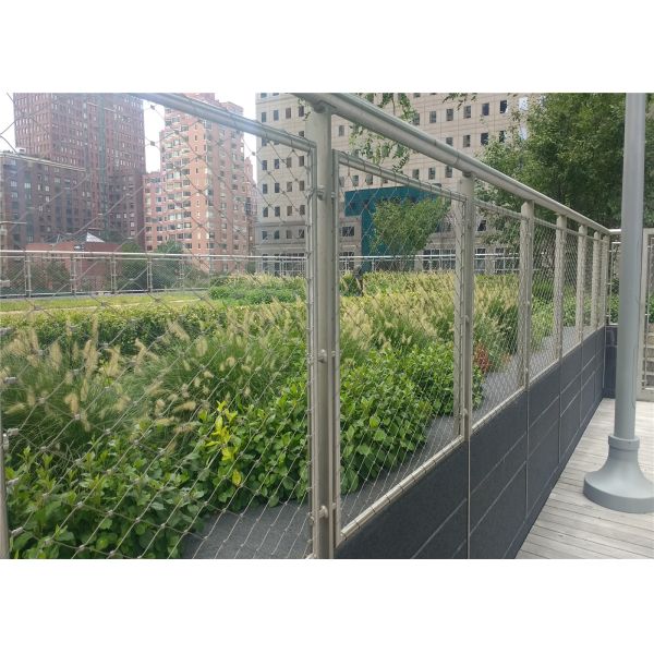 Stainless steel wire rope mesh net for slope protection