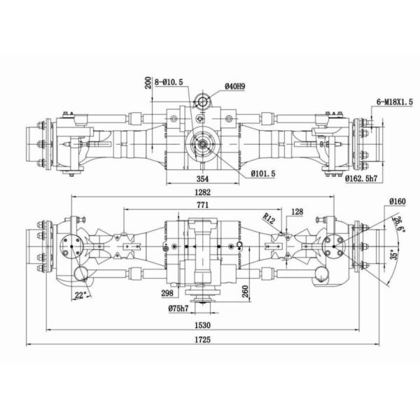 Optimize Your Equipment's Performance with HFS211 Planetary Steering Axle Replacement