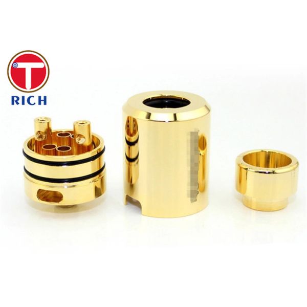 Micro Machining Brass Electrical Parts CNC Brass Parts Electroplating Barrel Plating Processing