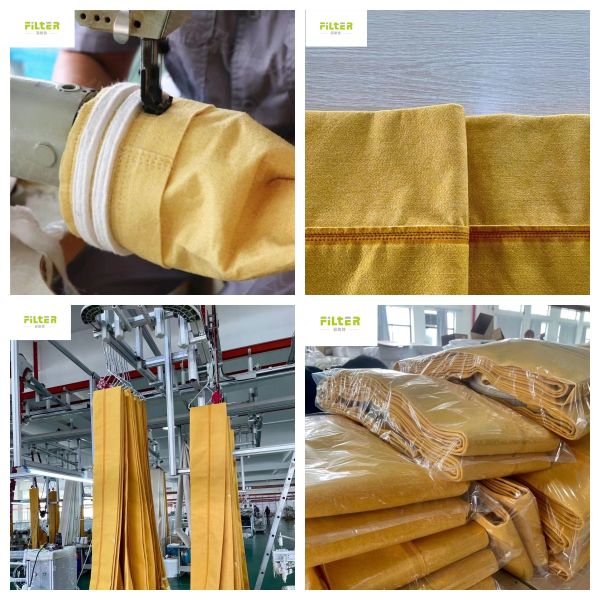 High Temperature P84 Polyimide Filter Socks For Industrial Dust Filter