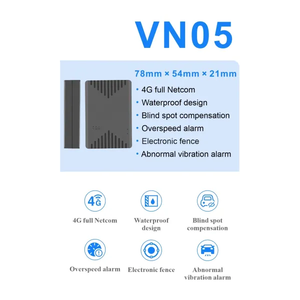 VN05 Wireless Asset Tracker with Offline Data Storage