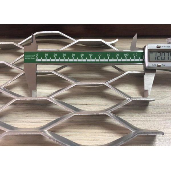 Electro Galvanize Steel Expanded Wire Mesh Plate 8mm Stem