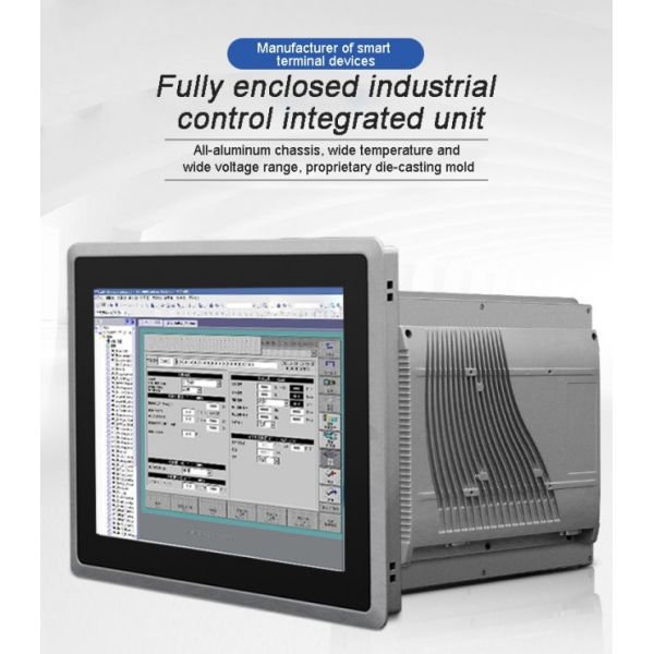 21.5 Inch Embedded Wall Mounted Custom Ip65 Waterproof Small Industrial Control All-in-One Machine Manufacture