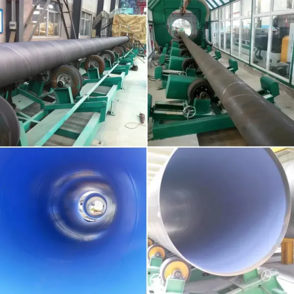 Automatic 3LPE Coating Machine with SA2.5 Cleaning Level for Pipe Dia. 50-4200mm Anti-Corrosion Coating