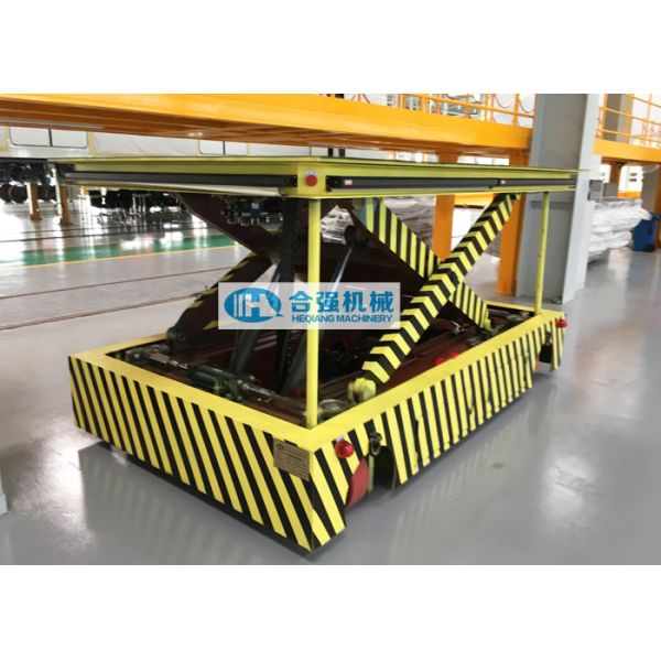 Scissor Lifting Table With Four Steerable Wheels Electro-Hydraulic Drive