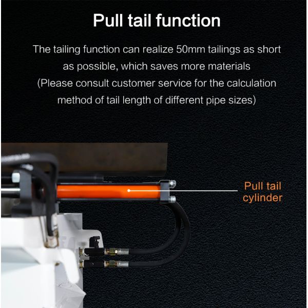 Cader 350CNCServo Automatic Feeding Small square Pipe Cutting Machine 90 Degree Pipe Cutting Machine Price Factory Direct Sales