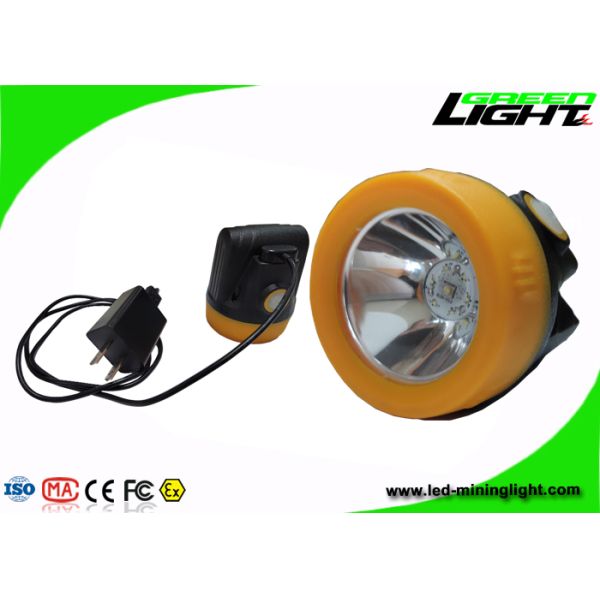 Magnetic Charging Led Mining Headlamp , Mining Cap Lights For Occupational Safety