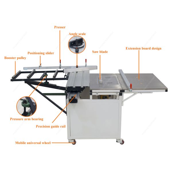 Wood Cutting Function PDMJ1 Mini Portable Multi Saw Machines Panel Saw Automatic Table Saw 500mm Circular Saw