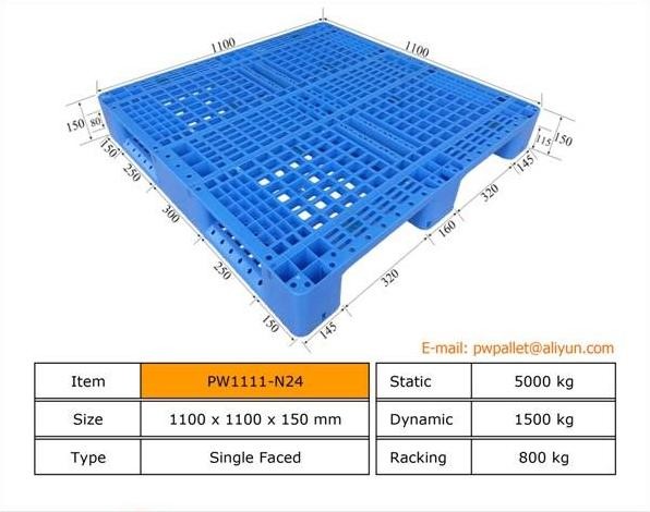 Buy Durable Stackable Plastic Pallet  Efficient Industrial Solution at wholesale prices