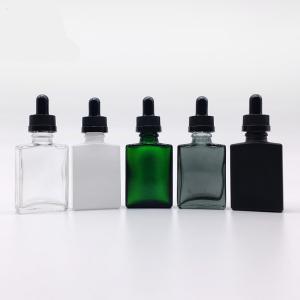 Quality 22mm 22/400 Rectangle Essential Oil Bottles Empty Tincture Bottles 42 X 93mm for sale