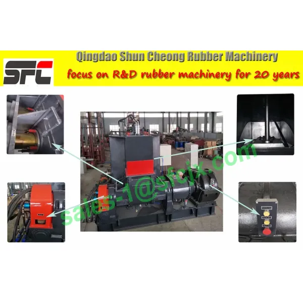 Efficient 75L Capacity Automatic Grade Rubber Kneader with Chrome-Plated Mixing Chamber for Rubber Plastic Dispersion