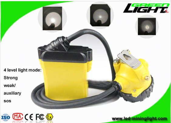 Anti Explosive Mining Hard Hat Led Lights 10.4Ah 25000lux Safety Rechargeable
