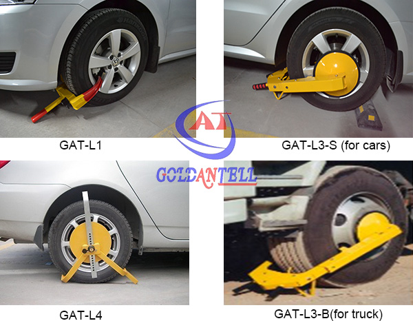 Waterproof Security Car Wheel Clamp Anti - static Trailers Wheel Lock for Caravans
