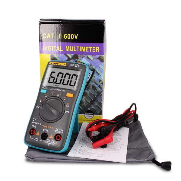 Lomvum 6000 Counts Electronic Digital Multimeter Auto Range 0.1%