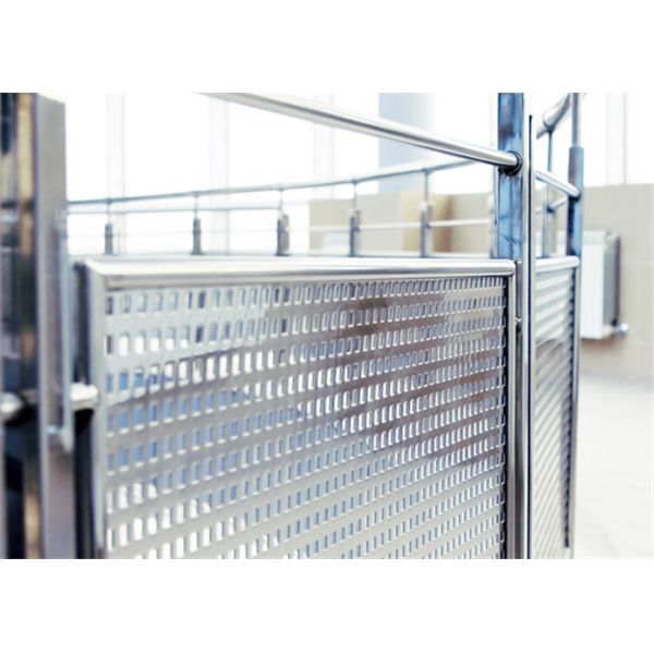 Square Hole 2.8mm Width 1m Metal Perforated Sheet