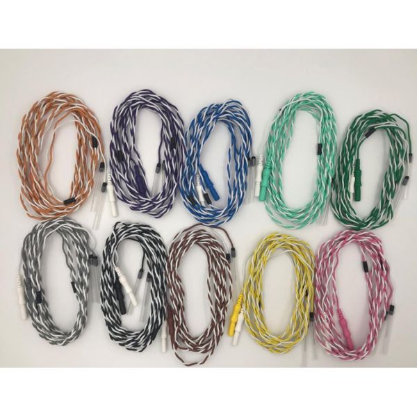 Colored Twist Wire Disposable EMG Sterile Subdermal Needle Electrodes