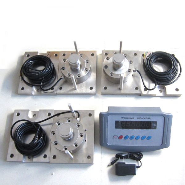 SC225M Load Cell Module 5 Ton Load Cell Kit for Hopper Tank Silo High Insulation Resistance 5000 MΩ 50V
