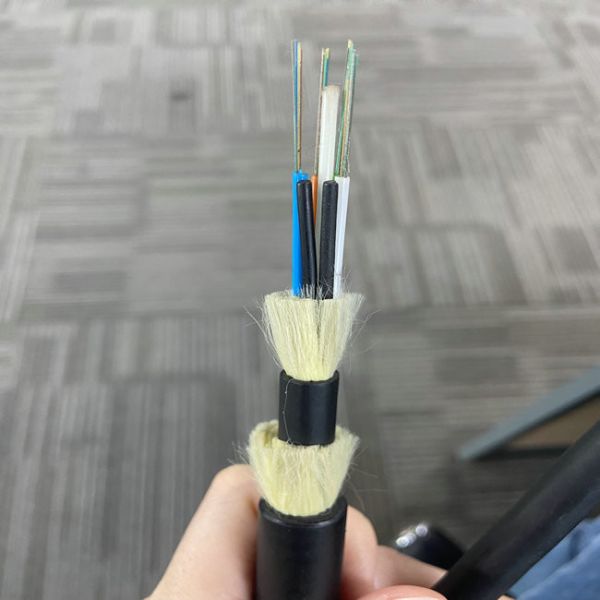 12 24 32 48 72 Core Communication Cable ADSS G652D Fiber Optic Cable