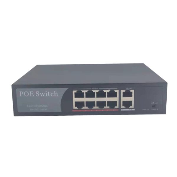 Fanless Cooling 8 Port PoE Switch poE camera system 1000M PoE Switch